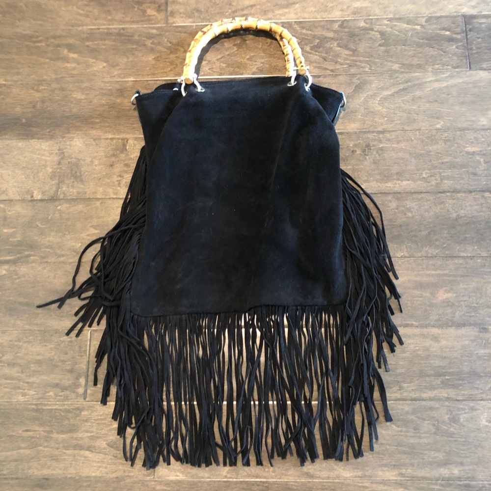 Dsquared2 suede fringe bag 🎁